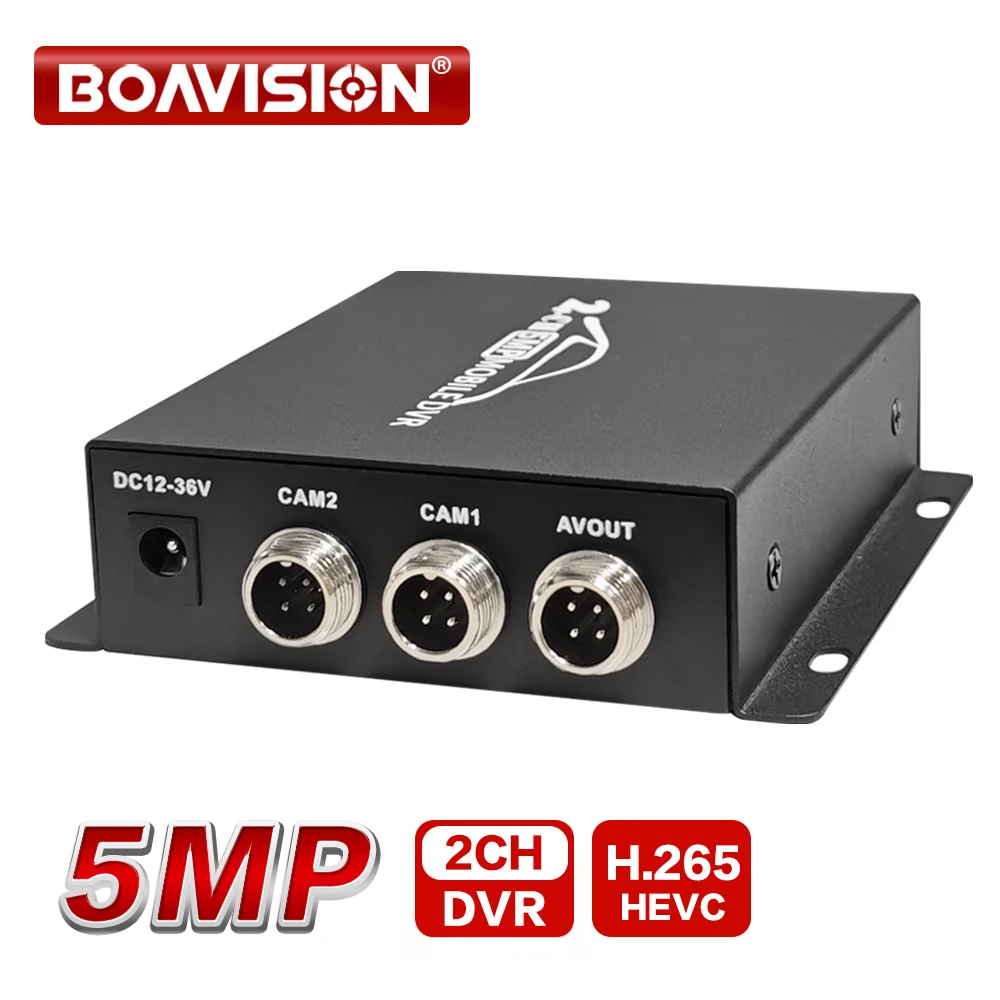 2CH Mobile DVR CCTV Video Recorder with Dual SD Card Slot Remote ...