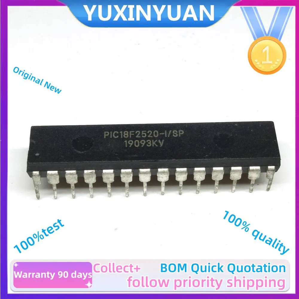 

5PCS/LOT And New Original PIC18F2520-I/SP PIC18F2520 18F2520 DIP28 IC MCU 8BIT 32KB FLASH IC Chip in Stock 100%Test