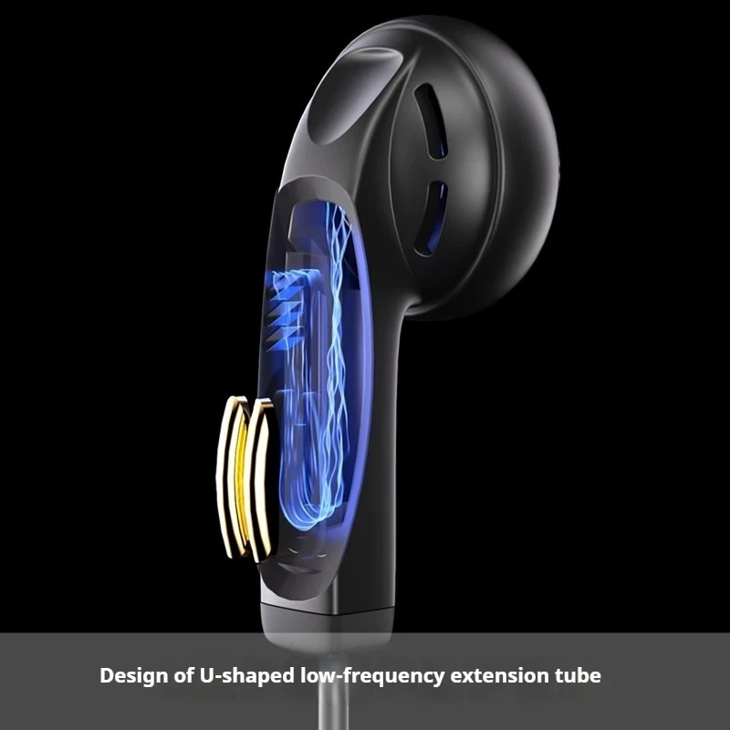 Fiio Jf11 Retro Earphones Flat Head U-Shaped Low Frequency