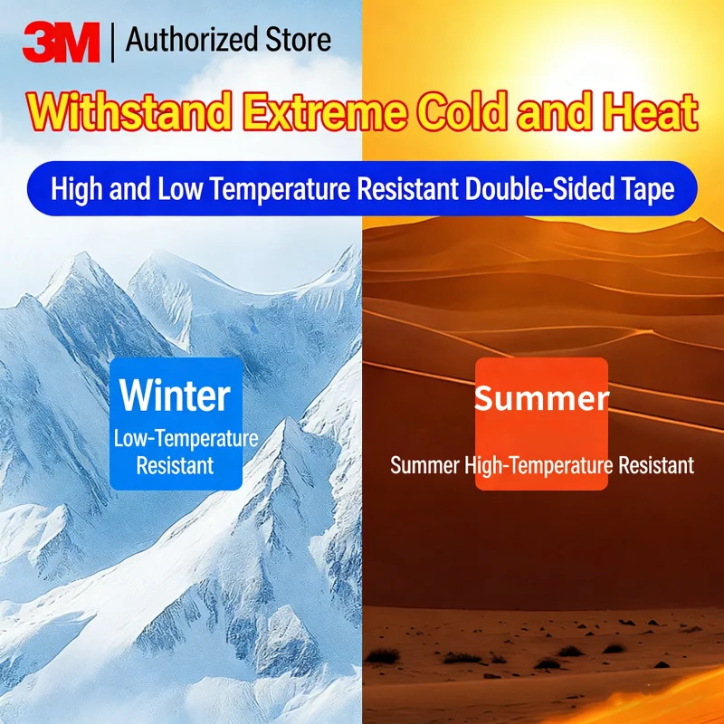 Super Strong Transparent Double-Sided Adhesive Tape - High Viscosity, Waterproof, Traceless
