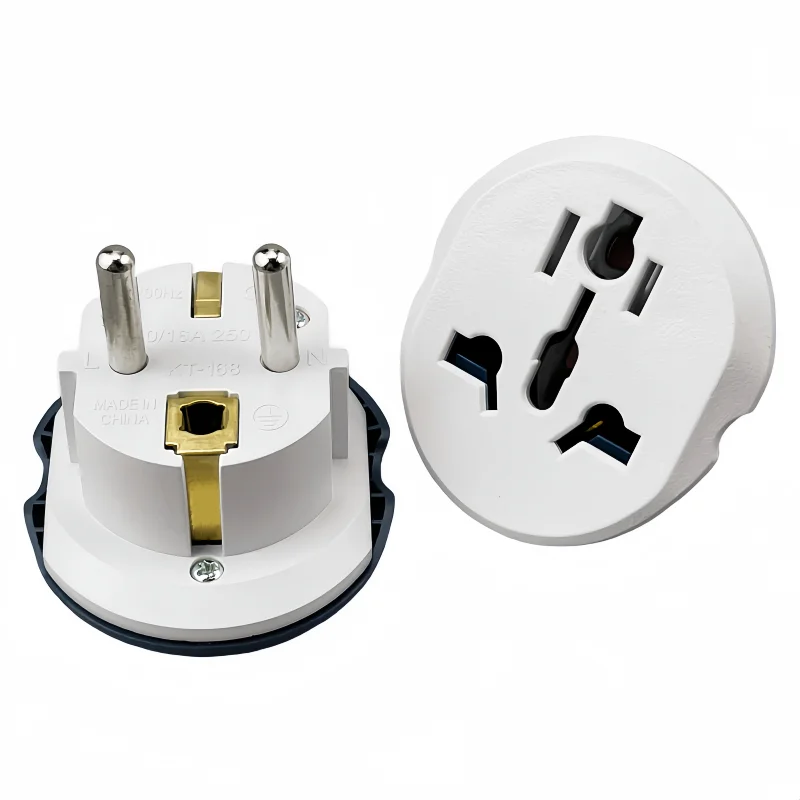 Universal Travel Charger Adapter with 16A Power Socket Plug