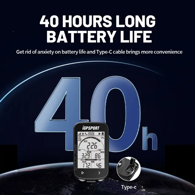 GPS Bike Computer IGPSPORT BSC100S Cycle Wireless Speedometer Bicycle Digital Stopwatch Cycling Odometer Cycling Computer - Image 3