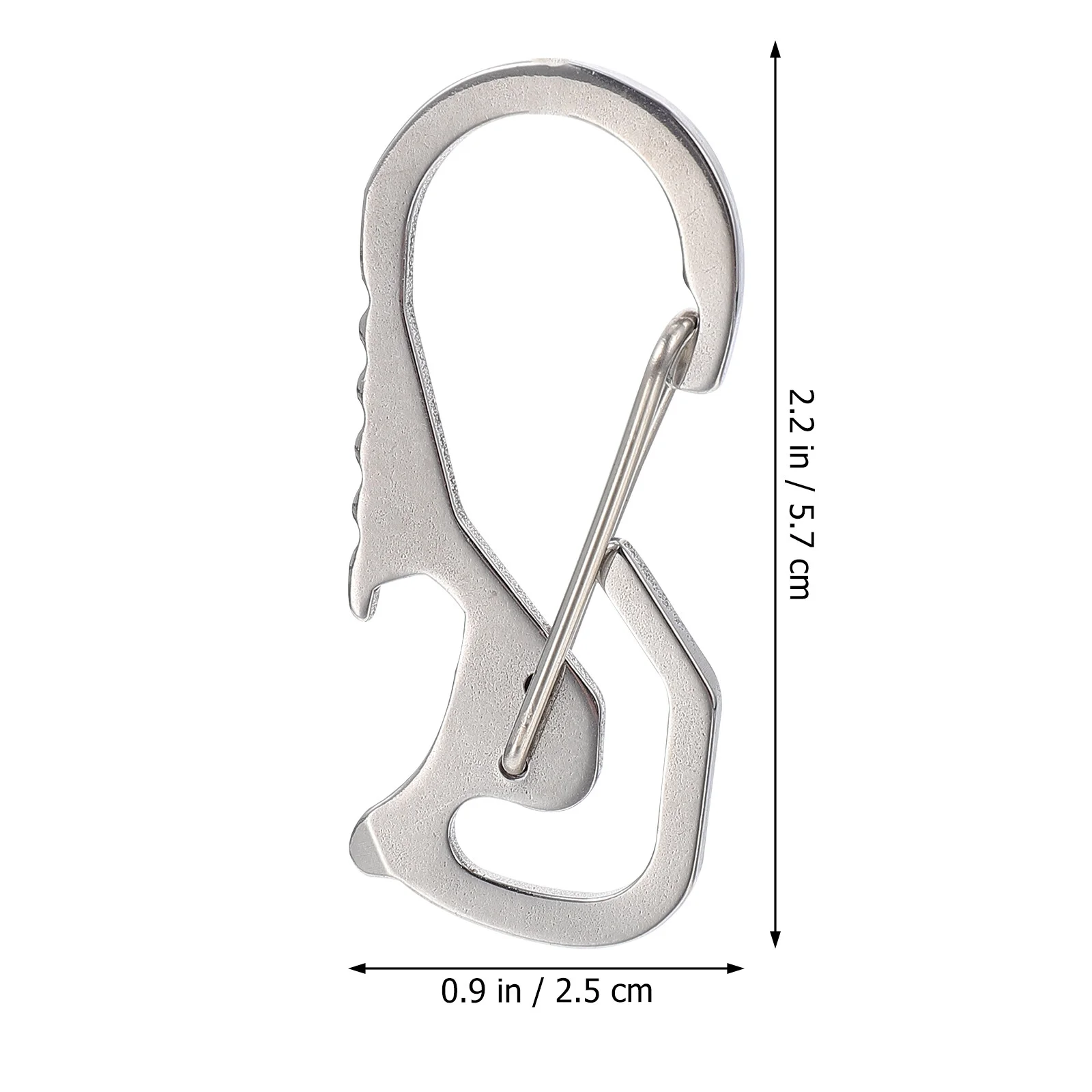 

Carabiner Opener Camping Bottle Buckle Keychain Clip Outdoor Carabiners Shaped D Rings Beer Metal Keychains Hook Snap