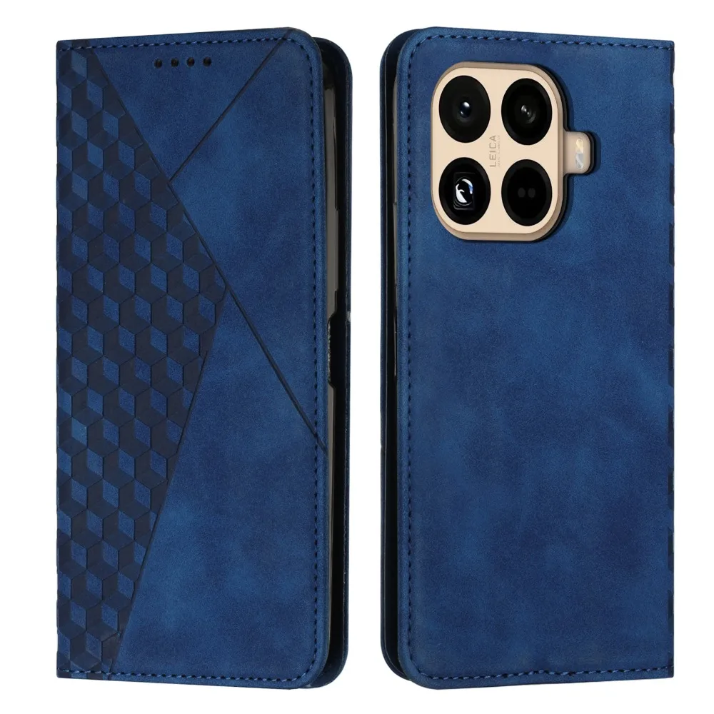 Leather Magnetic Flip Case - Elegant Book Style Cover