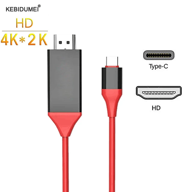 USB 3.1 Type-C to HDMI HDTV TV Adapter Cable 4K HD For Samsung Galaxy S10  5G S9