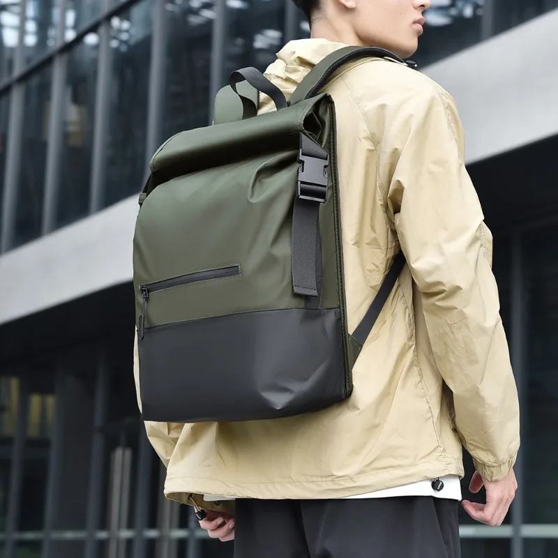 Fashion Minimalism Designer Waterproof Backpack Men's Large Capacity Business Commuter Backpack Urban Travel and University Bag 3