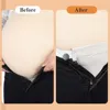 5Pcs Pregnancy Adjustable Extender Waist Band Pants Jeans Elastic Waistband Belt with Extend Button Garment Accessories 3