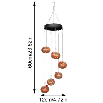 Outdoor Hummingbird Water Feeder Wind Chime Shaped Water Feeder Hanging Bird Water Feeder - Image 5