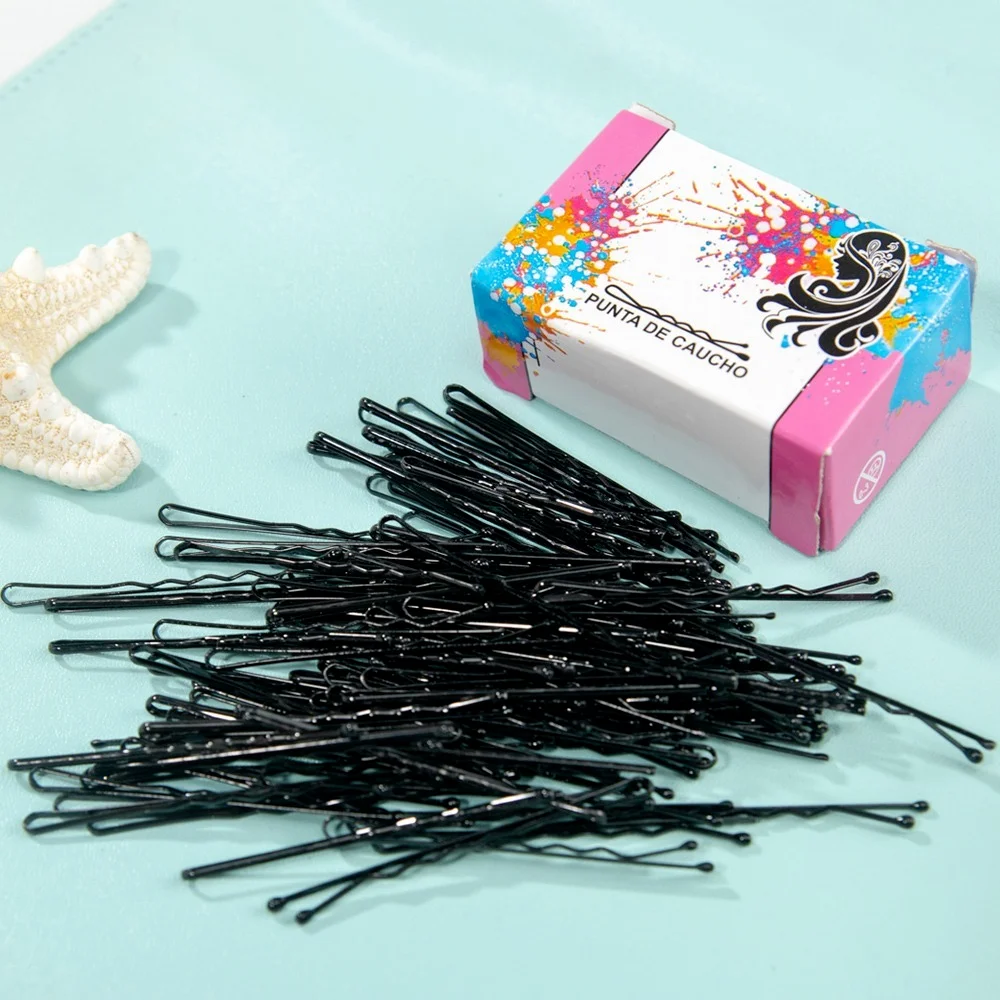 

100pcs/lot Hair Clips Small Black Hairpins for Women Hair Pin Lady Bobby Pins Invisible Wave Hairgrip Barrettes Hair Accessories