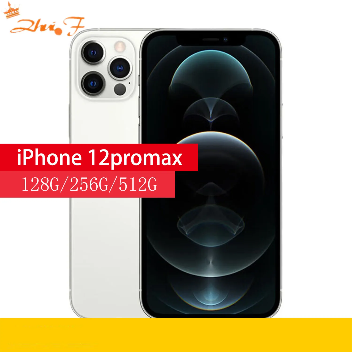 Apple Iphone 12 Pro Max 128Gb/256Gb Rom Sbloccato 6.7 "2778X1284 Schermo Oled A14 Chip Bionico 12Mp Fotocamera Face Id