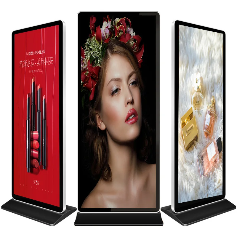 

32/43/49/55 Inch Floor Standing Indoor Android Window Lcd Totem Kiosk Touch Screen Digital Signage And Lcd Advertising Display