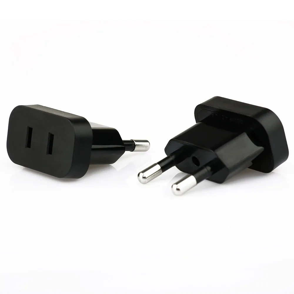 Adaptador De Enchufe De EE. UU. A UE EE. UU. A Europa Convertidor De  Adaptador De Corriente De CA De Pared De Viaje Convertidor De Cargador De  Viaje De 0,31 €