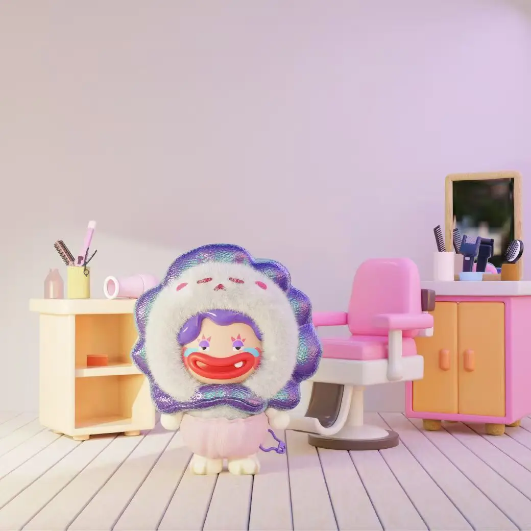 귀여운 못생긴 가족 어반 빈 플러시 블라인드 박스 인터넷 유명 피규어 소녀들을 위한 귀여운 트렌디 장난감 가방 펜던트