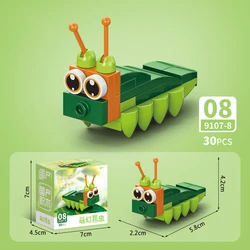 Insect - Themed Mini Building Blocks Set - Creative 3D Construction Toy - With box (9107 - 8)
