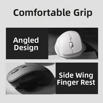 Unsharkable Wireless Mouse Bluetooth-compatible 2.4G Dual Mode Ergonomics Computer Mice Mini Portable for iPad Laptop Desktop 1