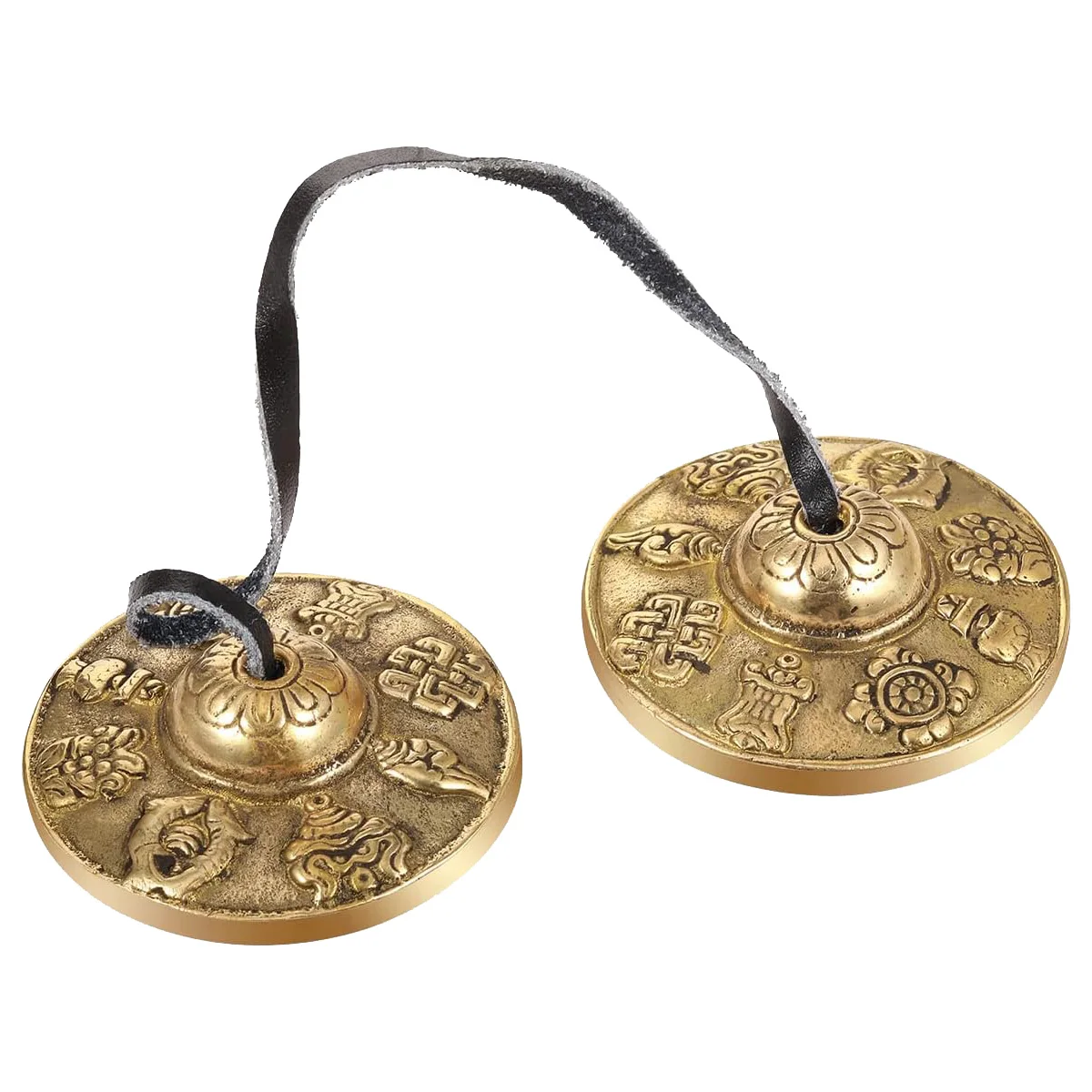 Tibetan Cymbals Tibetan Tingsha Cymbals 2pcs Meditation Sanskrit Brass Chime Bells for Spiritual Healing Mindfulness Yoga Buddhist