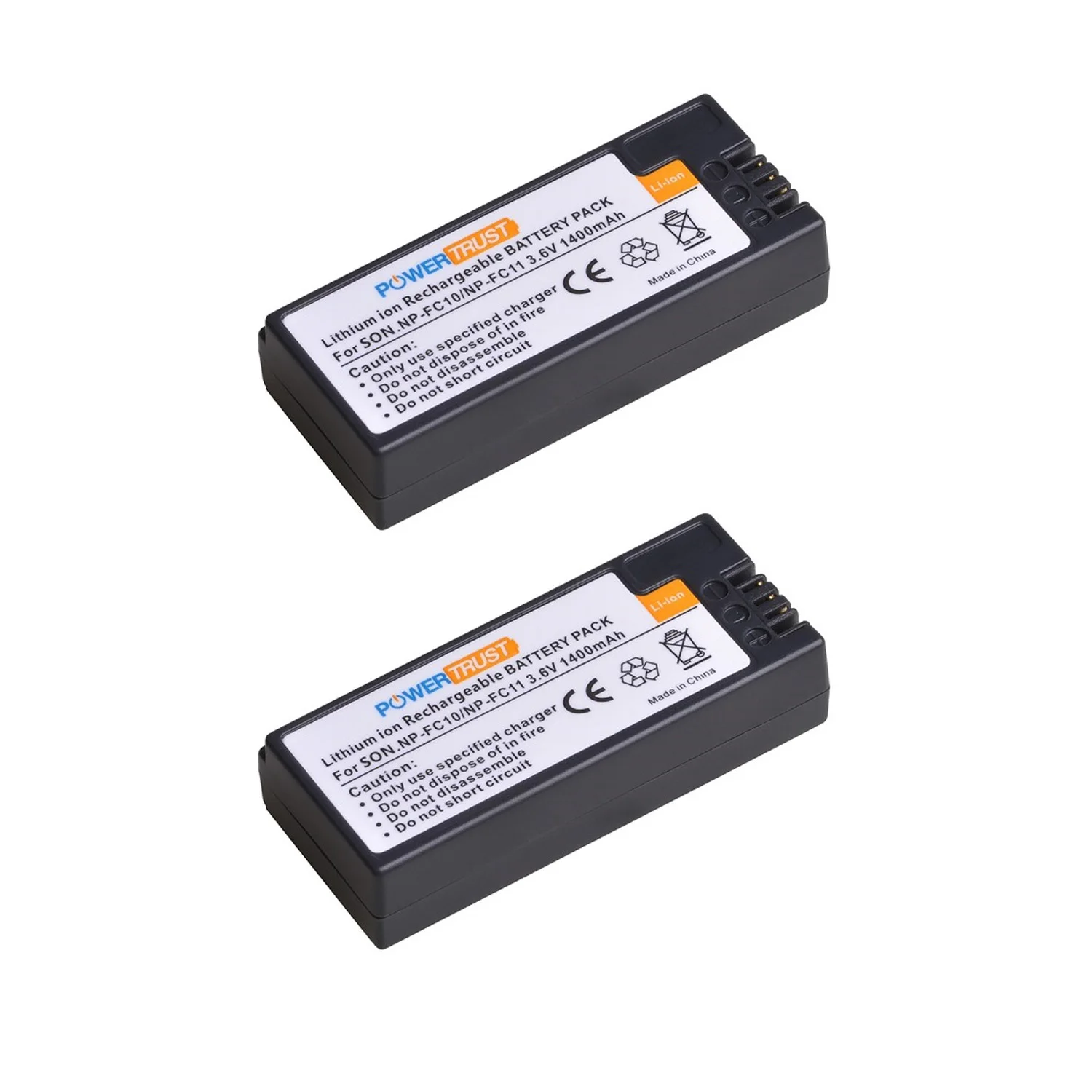 Bateria e Carregador Usb Led Sony Cyber-shot Dsc-p10 P12 p2 p3 p5 p7 p8 p9 v1 np Fc11 Fc10 F77a Fx77 Np-fc11 1400mah Np-fc10 - Image 5