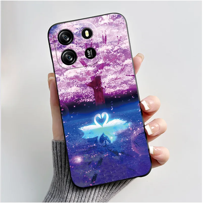Adorable Cartoon Soft Silicone Protective Phone Case Cover