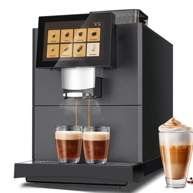 Wholesale Fully Automatic Multi-language Commercial Professional Espresso Vending Coffee Maker Machine 4