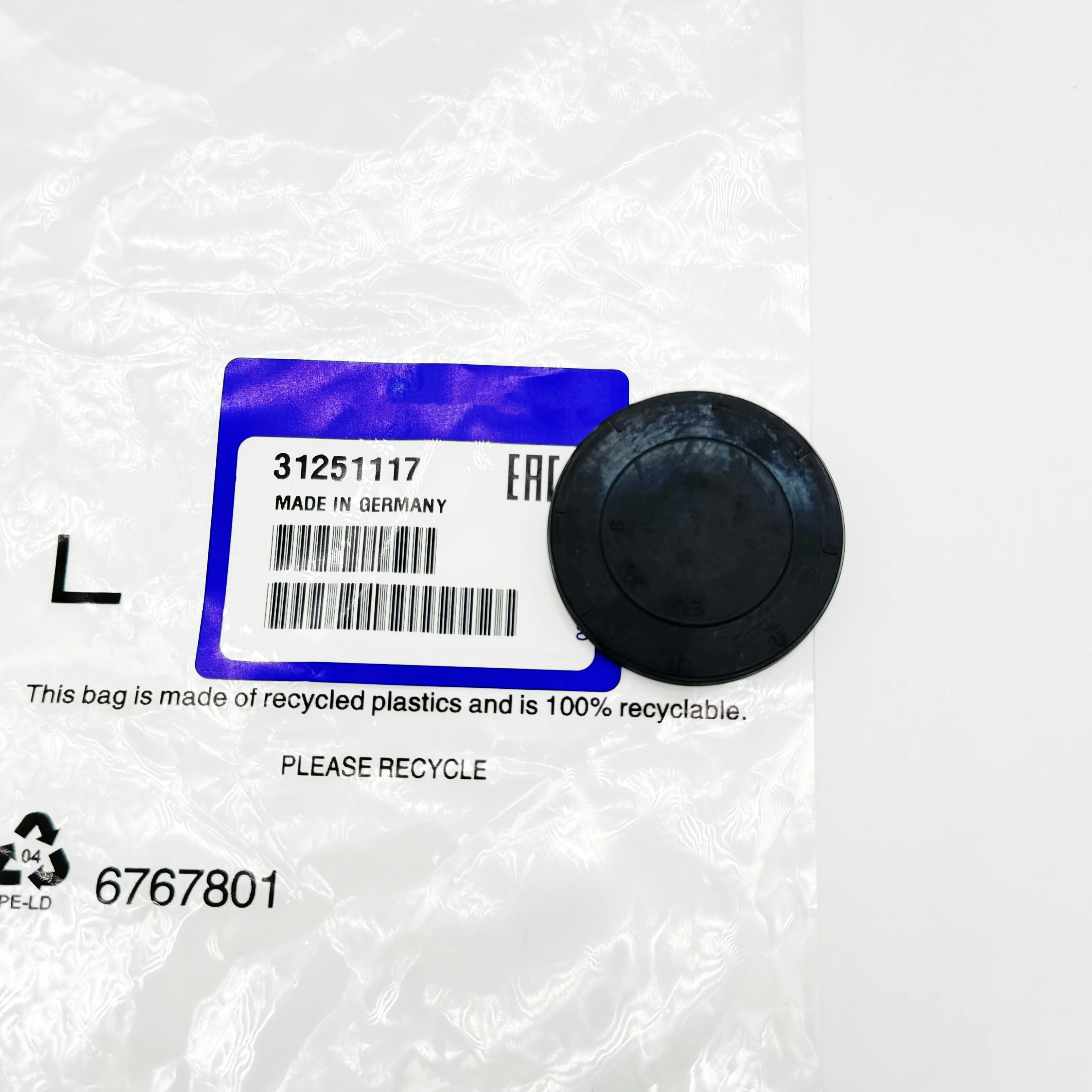 31251117 Genuine Engine Camshaft Plug for Volvo XC90 XC60 V60 S80L S60L 31251117
