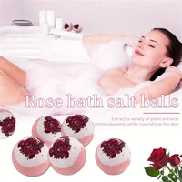 Bath Bomb Set Moisturizing Peeling Skin Care Bath Ball with Essential Oils And Bath Salts Handmade Bubble Ball Gift for Relaxing 1