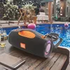 New TG437 20W portable wireless Bluetooth speaker with heavy bass and stereo subwoofer player with LED dazzling lights TF/FM/MP3 6