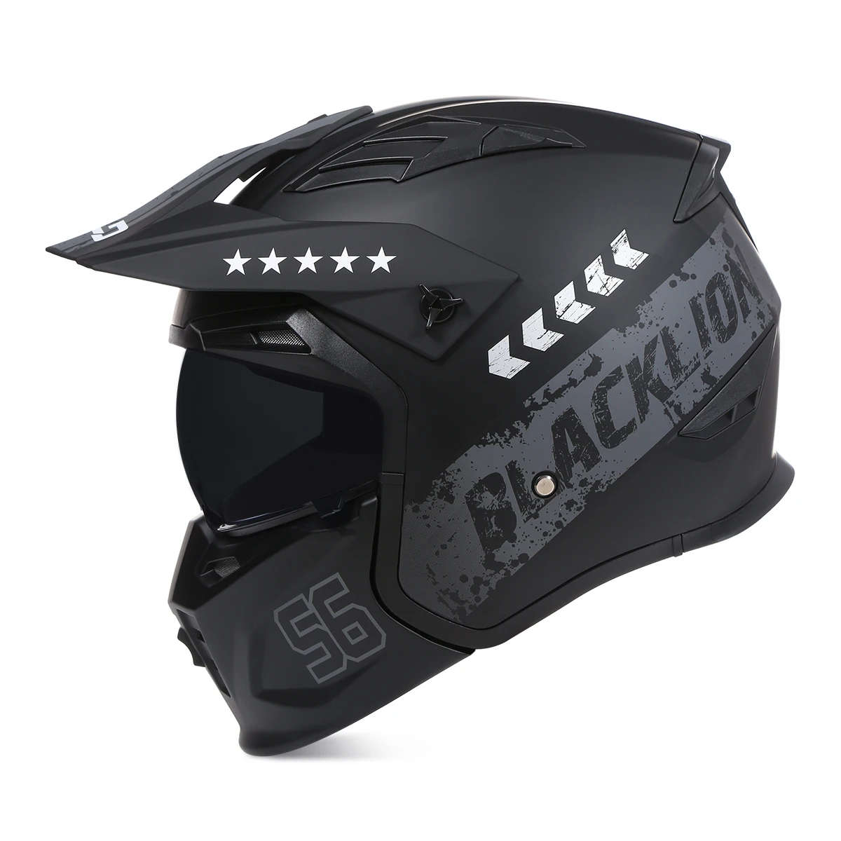 

Safety Downhill Motorcycle Modular Off Road Helmet Personalized Detachable Chin Motocross Racing Full Face Casque Moto Casco DOT