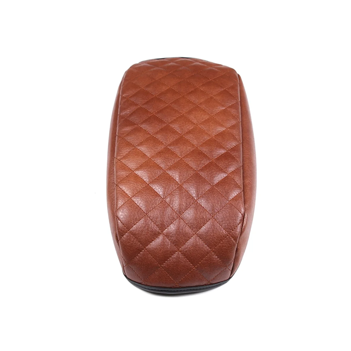 

Car Stowing Tidying Armrest Box Panel Cover Accessories Check Leather Brown for Ford Maverick 2022