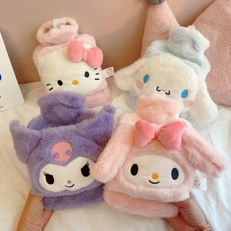 

Sanrio Kuromi Cinnamoroll Hello Kitty Super Insulated Hot Water Bag Large Size High-Quality Cartoon Hand Warmer Great Hand Feel