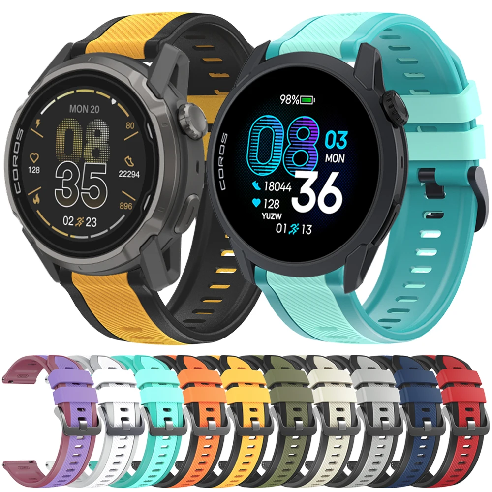 Sport Silicone 22mm Watch Strap Band - Versatile and Durable Replacement Wristband