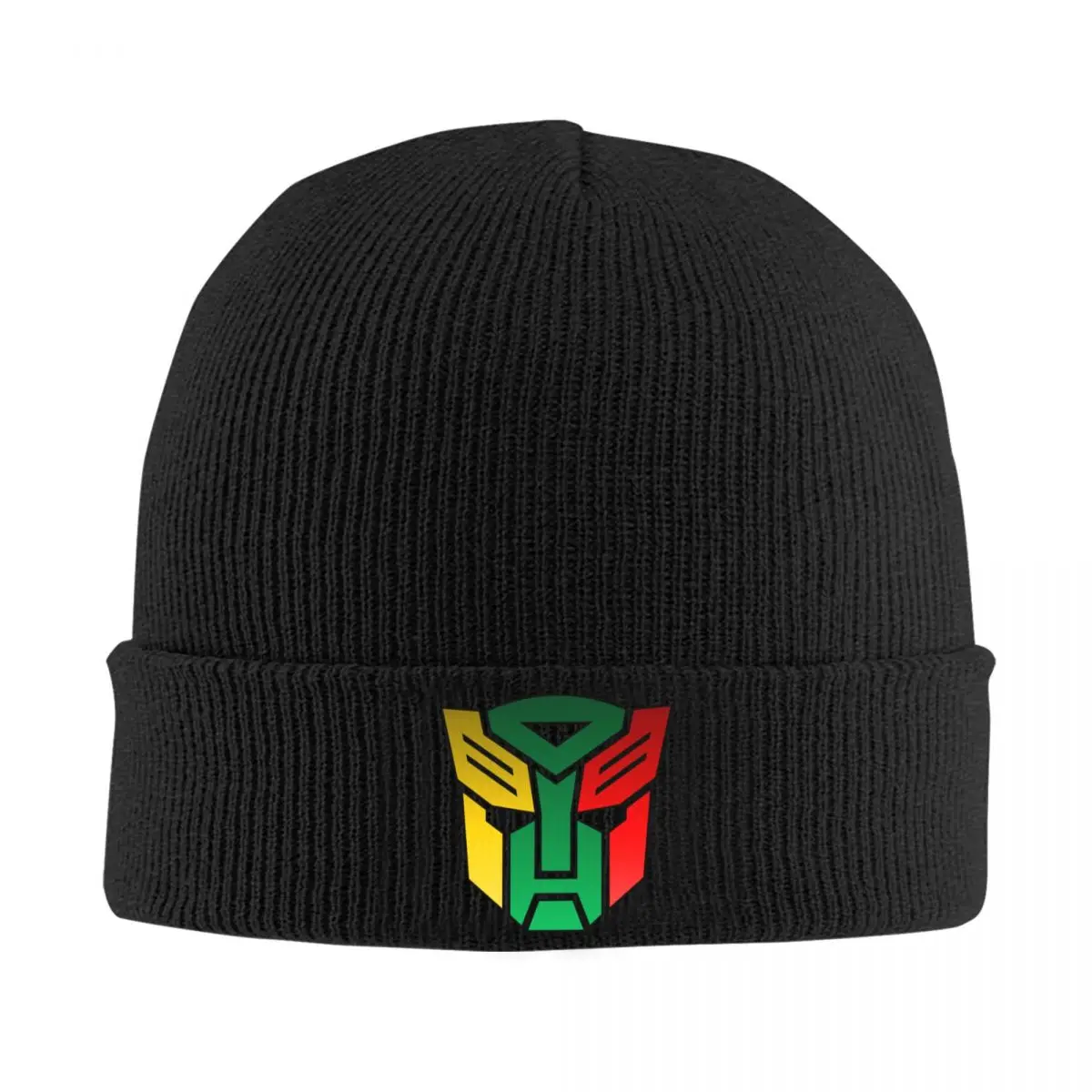 

Transformer Movie Autobot Skullies Beanies Caps Unisex Winter Warm Knitted Hat Men Women Street Adult Bonnet Hat Outdoor Ski Cap