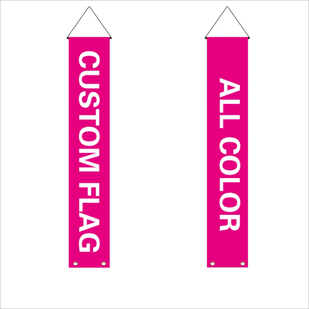 

Customize a pair of outdoor garden courtyard entrance decorative door flags with any pattern