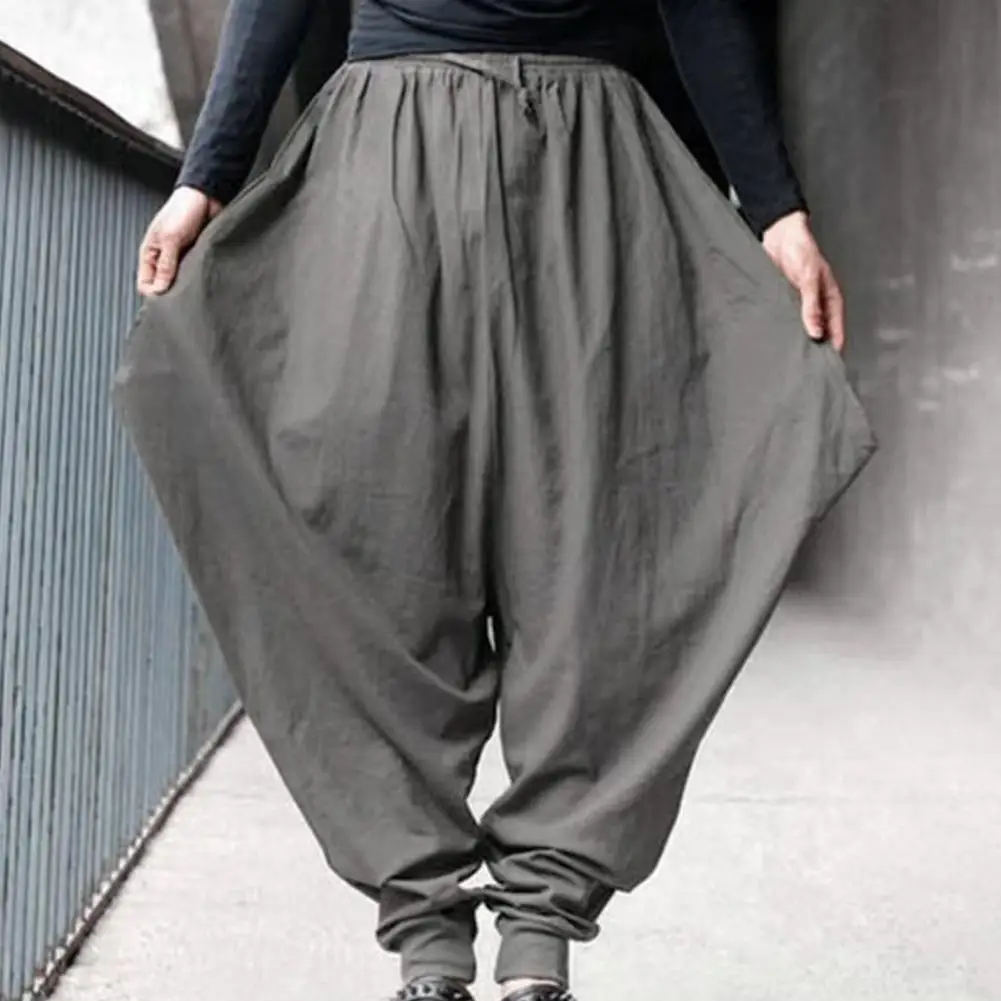 

These pants are bloomers design, very loose and casual Cotton, high-quality fabrics, fit, well-cut