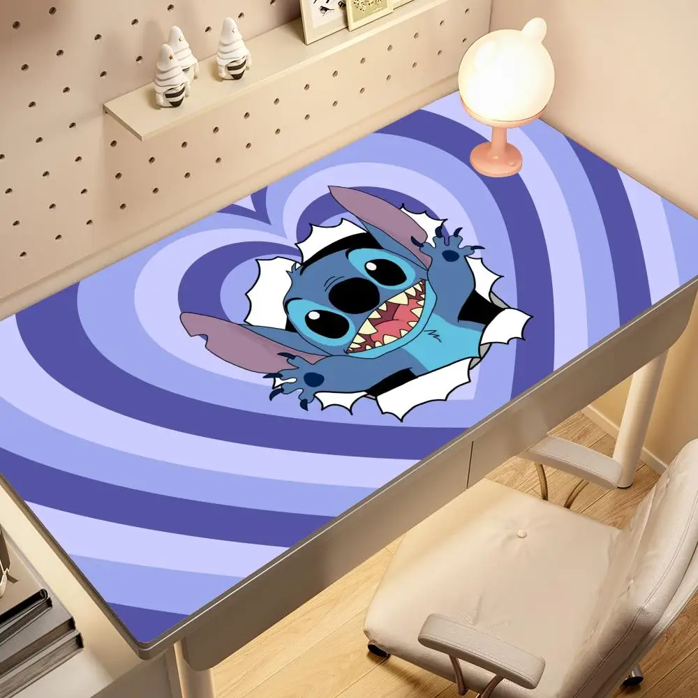 Large Kawaii Stitch Anime Mouse Pad - Non-Slip Gaming Desk Mat