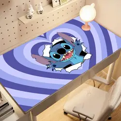 Large Kawaii Stitch Anime Mouse Pad - Non-Slip Gaming Desk Mat - 600x300x2mm (BLACK-4)