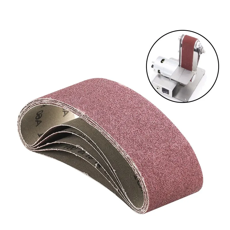 5 stücke Schleif Schleifen Gürtel 100*610mm Sander Gürtel 40-120 Grits Schleifpapier Schleif Bands für Holz weiche Metall Polieren Werkzeug – Detail 5