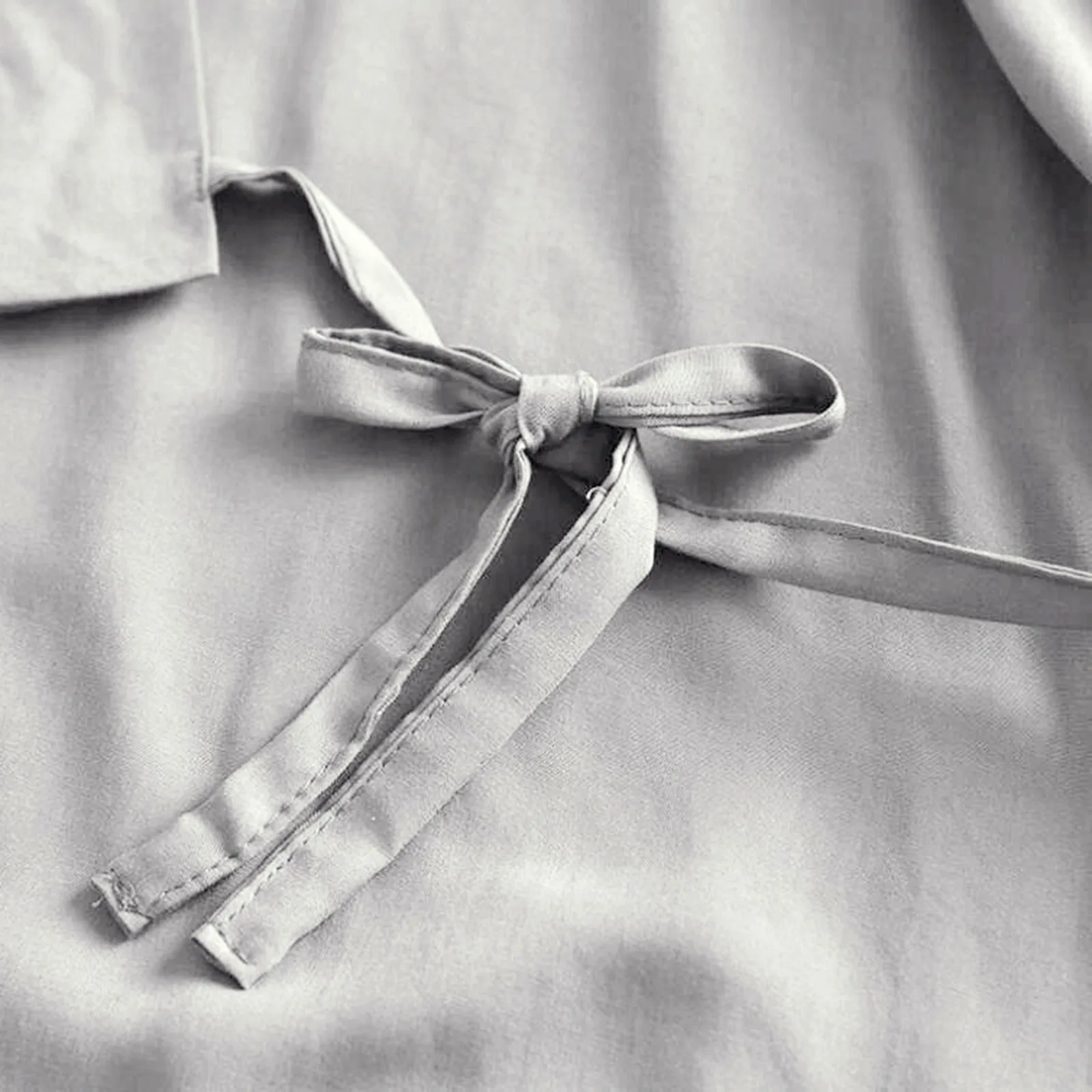 Japanese Homewear Pajamas Vintage Short Sleeve Ties Top Elastic Waist Five-Point Pants Summer Loose Breathable Thin 2 Piece Set