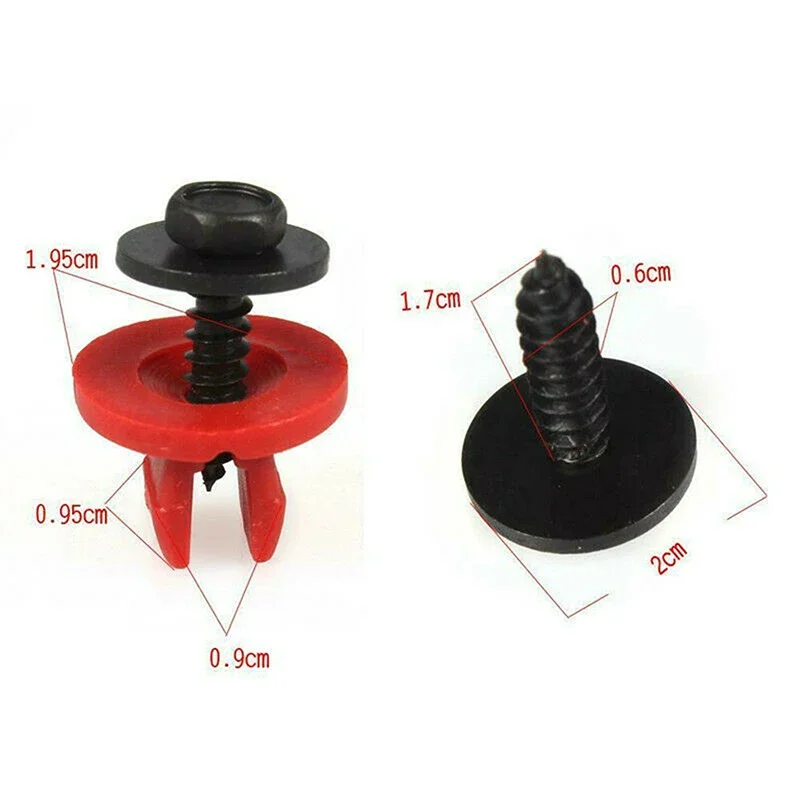 Car Engine Undertray Clips 20Pcs/set Car Engine Undertray Cover Clips Buttom Shield Guard for Volvo S40 V50 2004-2009