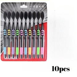 Family Pack of Eco - Friendly Bamboo Charcoal Toothbrushes with Soft Bristles, Travel - Friendly, Assorted Colors (10pcs)