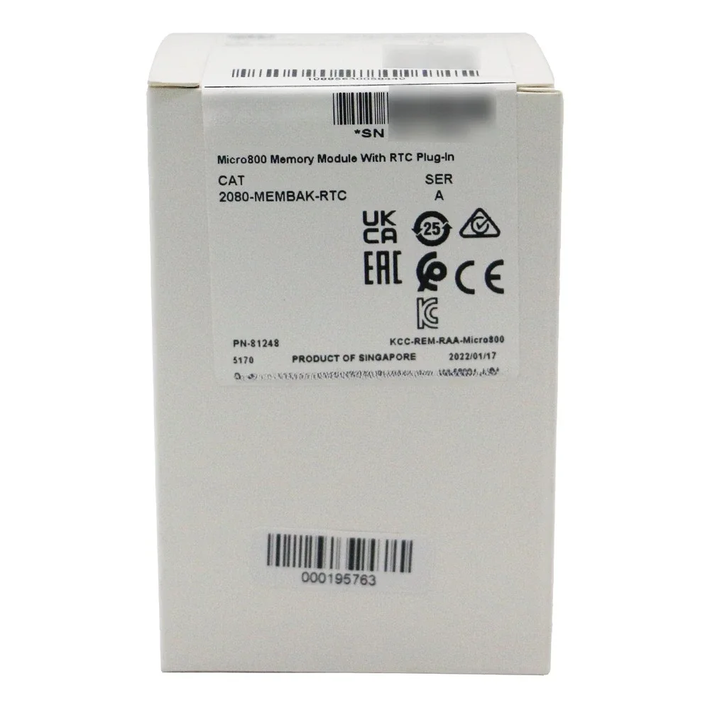

New 2080-MEMBAK-RTC Memory Plug In Module 2080MEMBAKRTC