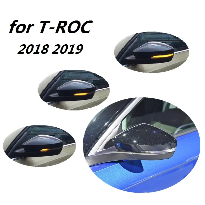 Indicatore Di Direzione Sequenziale Lampeggiante A Led Dinamico Indicatore Di Direzione Adatto Per Volkswagen Vw T-Roc T Roc 2018 2019 Car Styling
