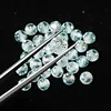 Moissanite New DIY Hand-Spherical Beads Black White Blue Perforated Moissanite Loose Stone Earth Facets Loose Beads New 2023 5