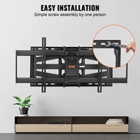 SucceBuy Full Motion TV Mount Fit for 26-90in TVs Swivel Tilt Horizontal Adjustment TV Wall Mount Bracket W/ Articulating Arms - Image 5