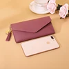 Fashion Women Wallets Zipper Purses Black Light Gray Red Long Section Clutch Wallet Soft PU Leather Money Bag 4