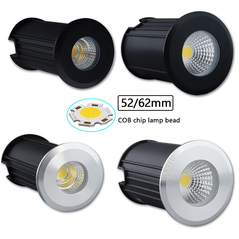 LED Underground Light 1W 3W 5W Waterproof IP67 DC12V 24V AC220V110V Outdoor Ground Garden Path Floor Buried Yard Spot Landscape garden decoration lamps