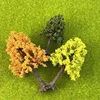 Creative handmade DIY building model Sandtable model tree height 10-28cm model green tree train railway railroad layout 1:87 3