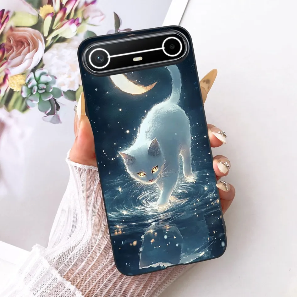New Fashion Flower Bowknot Soft Silicone Protective Bumper Case - Slim Design