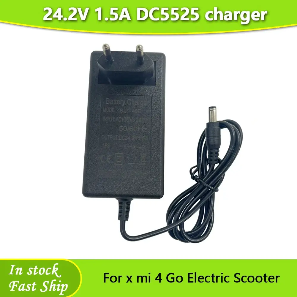 Lithium Battery Adapter - 24.2V 1.5A Electric Scooter Charger