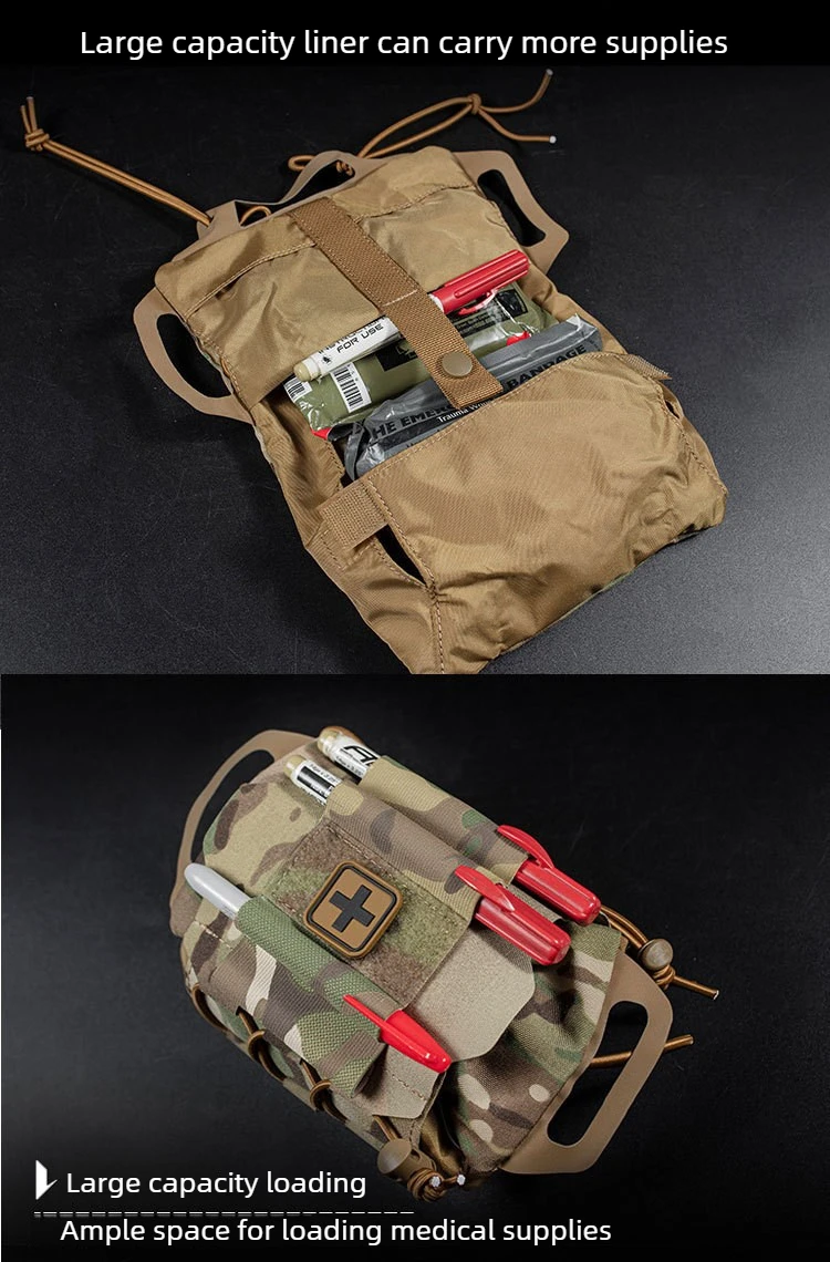 IFAK Medical Pouch MOLLE Rapid Deployment First-aid Kit Survival Outdoor Hunting Emergency Bag Camping Medical Kit