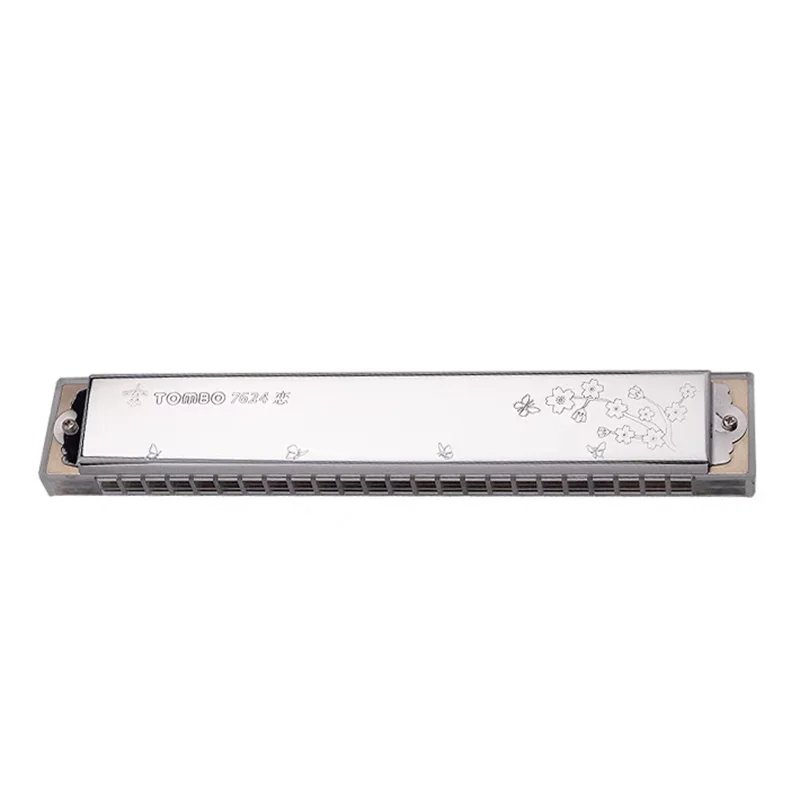 Tombo Harmonica Tremolo Hope No. 7624 24 Holes Professional